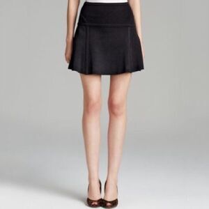Diane Von Furstenberg Flote Black Knit Mini Skirt